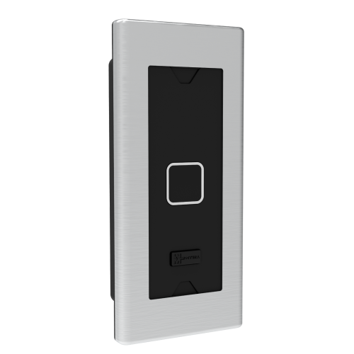 Lettore di Impronta bTRACK ad incasso cromo satinato, per serratura bBLOCK